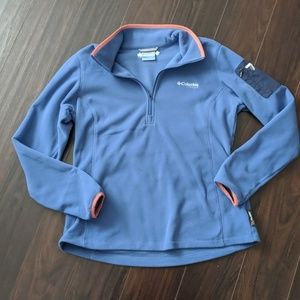 Womens half zip Columbia pullover